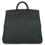 HERMÈS HAC BIRKIN 40 VERT FONCE TOGO PALLADIUM HARDWARE