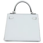 HERMÈS KELLY SELLIER 25 GRIS PLATINE EPSOM ELECTRUM HARDWARE