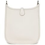 HERMÈS EVELYNE TPM GRIS PALE CLEMENCE PALLADIUM HARDWARE