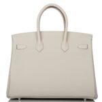 HERMÈS BIRKIN 35 GRIS PERLE TOGO PALLADIUM HARDWARE