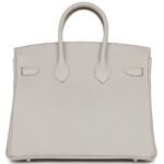HERMÈS BIRKIN 25 GRIS PALE TOGO PALLADIUM HARDWARE