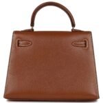 VINTAGE HERMÈS MICRO KELLY SELLIER 15 GOLD COURCHEVEL GOLD HARDWARE