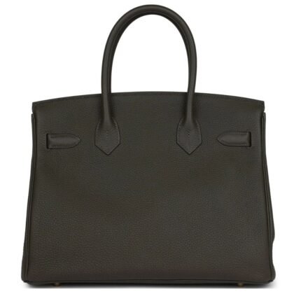 HERMÈS BIRKIN 30 VERT DE GRIS TOGO GOLD HARDWARE
