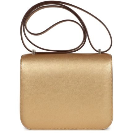 HERMÈS CONSTANCE 18 DORE CHAMKILIGHT CHEVRE PERMABRASS HARDWARE
