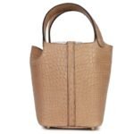 HERMÈS PICOTIN LOCK 18 CHAI MATTE ALLIGATOR GOLD HARDWARE