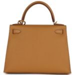 HERMÈS KELLY SELLIER 28 SESAME EPSOM GOLD HARDWARE