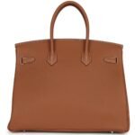 HERMÈS BIRKIN 35 GOLD TOGO PALLADIUM HARDWARE