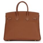 PRE-OWNED HERMÈS BIRKIN 25 GOLD TOGO GOLD HARDWARE