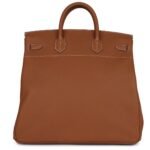 HERMÈS BIRKIN HAC 40 GOLD TOGO PALLADIUM HARDWARE