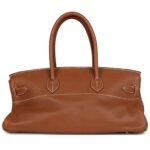 PRE-OWNED HERMÈS SHOULDER BIRKIN 42 JPG GOLD CLEMENCE PALLADIUM HARDWARE