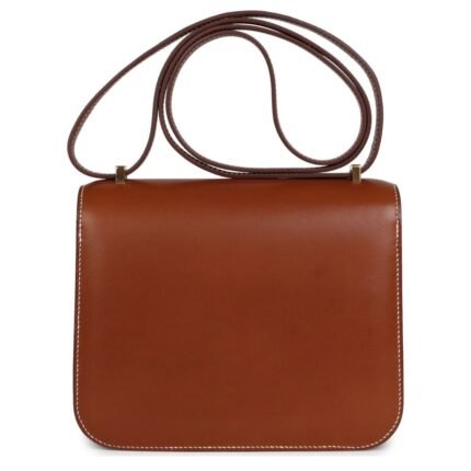 HERMÈS CONSTANCE 18 FAUVE BARENIA GOLD HARDWARE