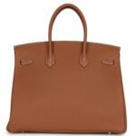HERMÈS BIRKIN 35 GOLD TOGO PALLADIUM HARDWARE