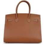 PRE-OWNED HERMÈS BIRKIN SELLIER 30 GOLD EPSOM GOLD HARDWARE