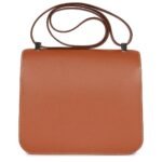 HERMÈS CONSTANCE 24 GOLD MADAME AND LIZARD PALLADIUM HARDWARE