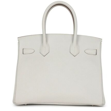 HERMÈS BIRKIN 30 GRIS PALE TOGO PALLADIUM HARDWARE