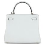 HERMÈS KELLY RETOURNE 25 GRIS PLATINE TOGO PERMABRASS HARDWARE