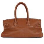 PRE-OWNED HERMÈS SHOULDER BIRKIN 42 JPG GOLD CLEMENCE PALLADIUM HARDWARE