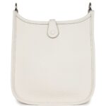 HERMÈS EVELYNE TPM GRIS PALE CLEMENCE PALLADIUM HARDWARE