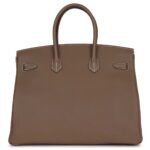 HERMÈS BIRKIN 35 ETOUPE TOGO GOLD HARDWARE