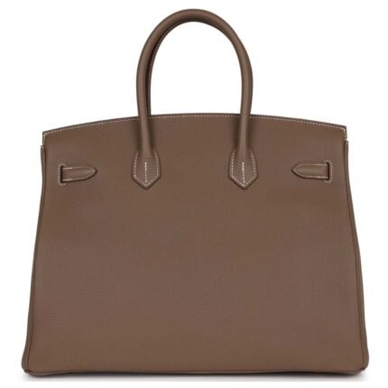 HERMÈS BIRKIN 35 ETOUPE TOGO GOLD HARDWARE