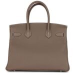 HERMÈS BIRKIN 30 ETOUPE TOGO PALLADIUM HARDWARE