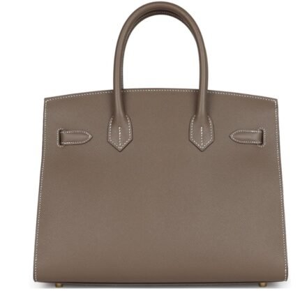 HERMÈS BIRKIN SELLIER 30 ETOUPE EPSOM GOLD HARDWARE