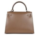 HERMÈS KELLY SELLIER 25 ETOUPE TADELAKT PALLADIUM HARDWARE