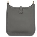 HERMÈS EVELYNE TPM GRIS MEYER CLEMENCE GOLD HARDWARE