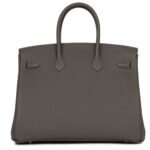 HERMÈS BIRKIN 35 GRIS MEYER TOGO PALLADIUM HARDWARE