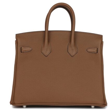 HERMÈS BIRKIN 25 ALEZAN TOGO PALLADIUM HARDWARE