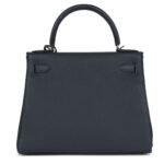 HERMÈS KELLY RETOURNE 28 GRIS MISTY TOGO PERMABRASS HARDWARE