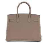 PRE-OWNED HERMÈS SPECIAL ORDER HSS BIRKIN 30 GRIS TOURTERELLE AND CRAIE TOGO PALLADIUM HARDWARE
