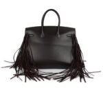 PRE-OWNED HERMÈS ANATE BIRKIN 35 CHOCOLAT EVERGRAIN GOLD HARDWARE