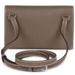 HERMÈS HERMESNAP WALLET ETOUPE EPSOM PALLADIUM HARDWARE