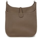 HERMÈS EVELYNE III PM ETOUPE CLEMENCE PALLADIUM HARDWARE