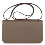 HERMÈS CONSTANCE ELAN ETOUPE EPSOM GOLD HARDWARE