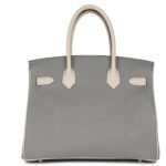 HERMÈS SPECIAL ORDER HSS BIRKIN 30 GRIS MOUETTE AND CRAIE EPSOM BRUSHED PALLADIUM HARDWARE