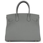 HERMÈS BIRKIN 30 GRIS MOUETTE TOGO GOLD HARDWARE
