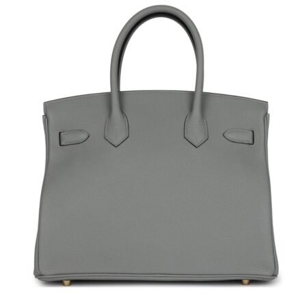 HERMÈS BIRKIN 30 GRIS MOUETTE TOGO GOLD HARDWARE