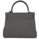 HERMÈS KELLY RETOURNE 28 ETAIN TOGO GOLD HARDWARE
