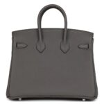 HERMÈS BIRKIN 25 ETAIN TOGO PALLADIUM HARDWARE