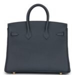 HERMÈS BIRKIN 25 GRIS MISTY TOGO PERMABRASS HARDWARE