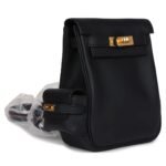 HERMÈS MINI KELLY JUMP BACKPACK BLACK SWIFT GOLD HARDWARE