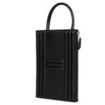 HERMÈS CADENA LOCK BAG BLACK TADELAKT PALLADIUM HARDWARE