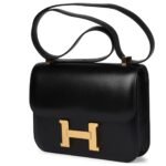 HERMÈS CONSTANCE 1-24 BLACK BOX GOLD HARDWARE