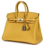 HERMÈS BIRKIN 25 SUN SWIFT PALLADIUM HARDWARE