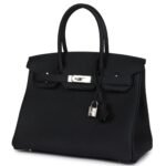 HERMÈS BIRKIN 30 BLACK TOGO PALLADIUM HARDWARE