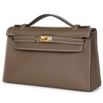 HERMÈS KELLY POCHETTE ETOUPE SWIFT GOLD HARDWARE PAYMENT 2