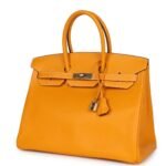 PRE-OWNED HERMÈS BIRKIN 35 JAUNE D'OR CANDY EPSOM PERMABRASS HARDWARE