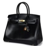 HERMÈS BIRKIN 35 BLACK BOX GOLD HARDWARE
